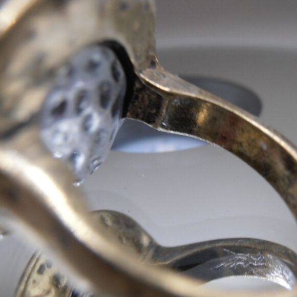 Premier Designs Antique Brass Silver Plated Size 6.5 Flip It Ring Collection - Picture 6 of 6